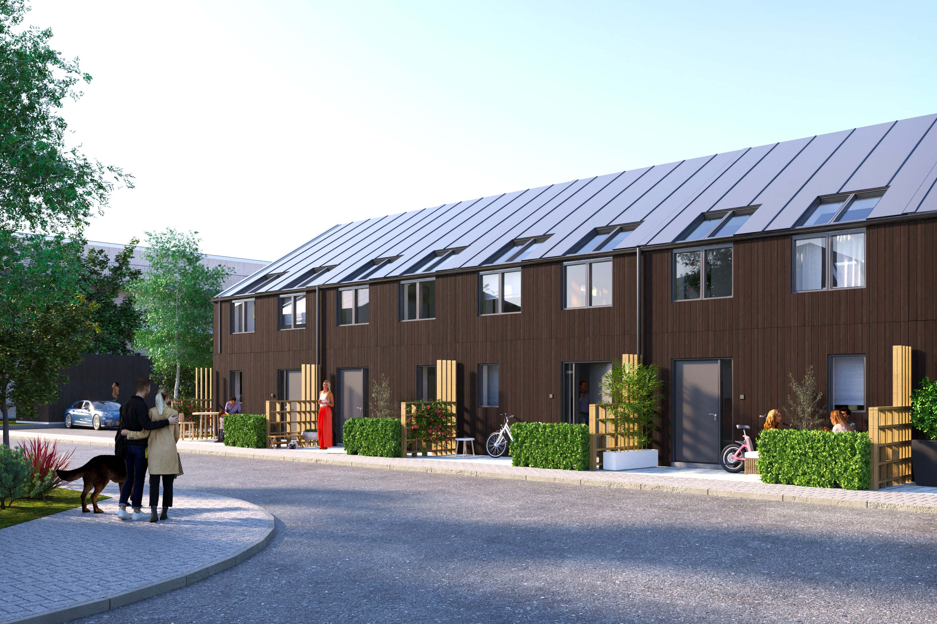 Översiktsbild på byggnadsprojekt från weconstruction