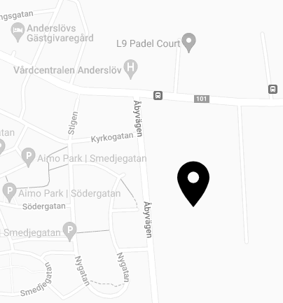 karta över centrala anderslöv