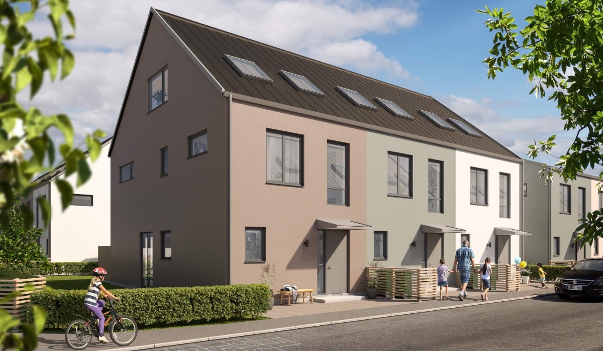 Översiktsbild på byggnadsprojekt från weconstruction