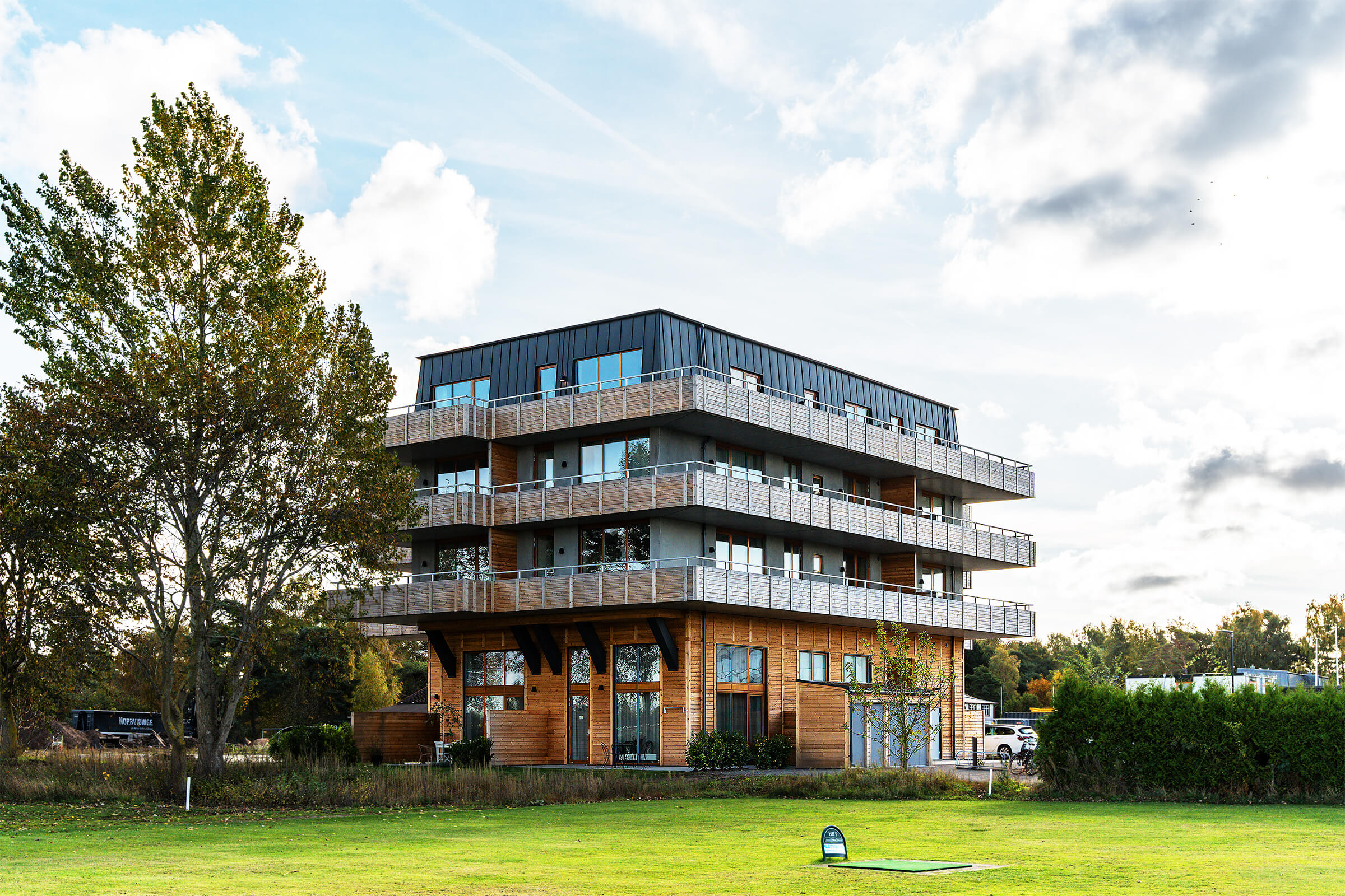 Översiktsbild på byggnadsprojekt från weconstruction