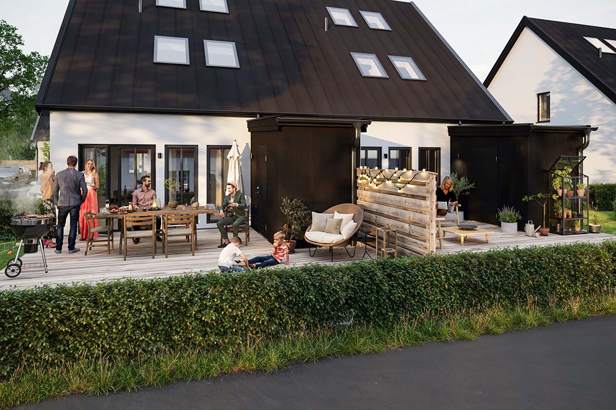 Översiktsbild på byggnadsprojekt från weconstruction